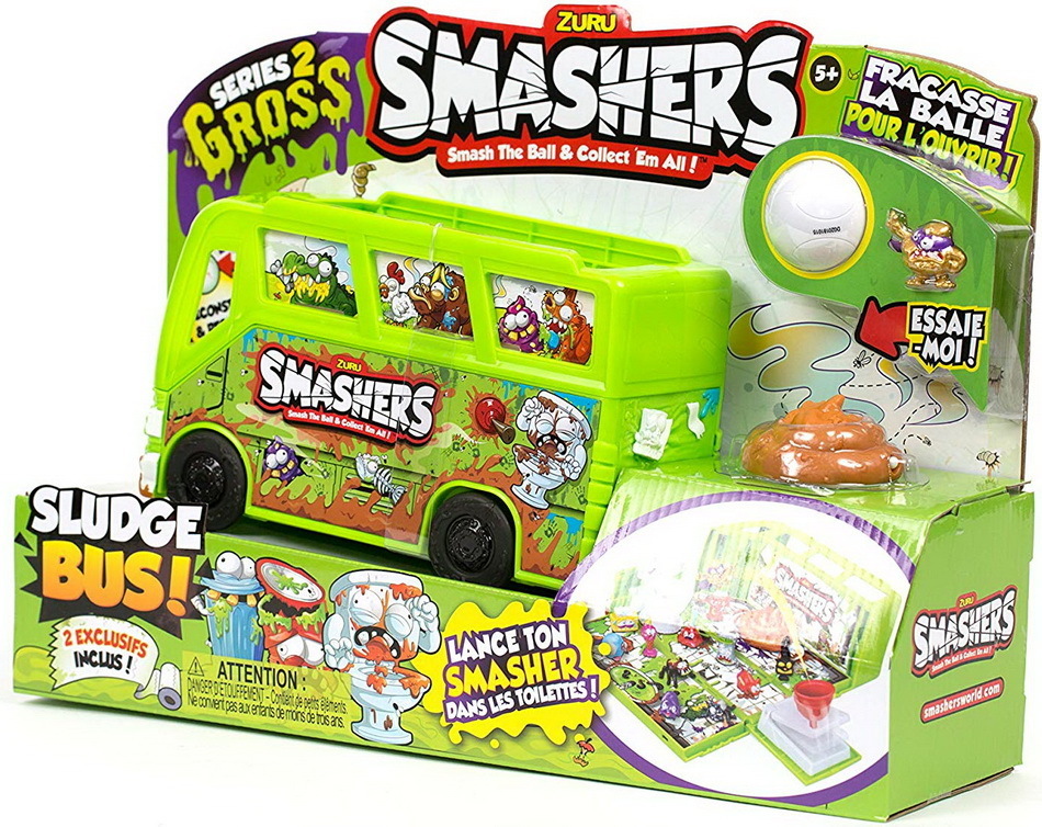 Zuru Smashers Collectables Serie 2 Bus & Zubehör