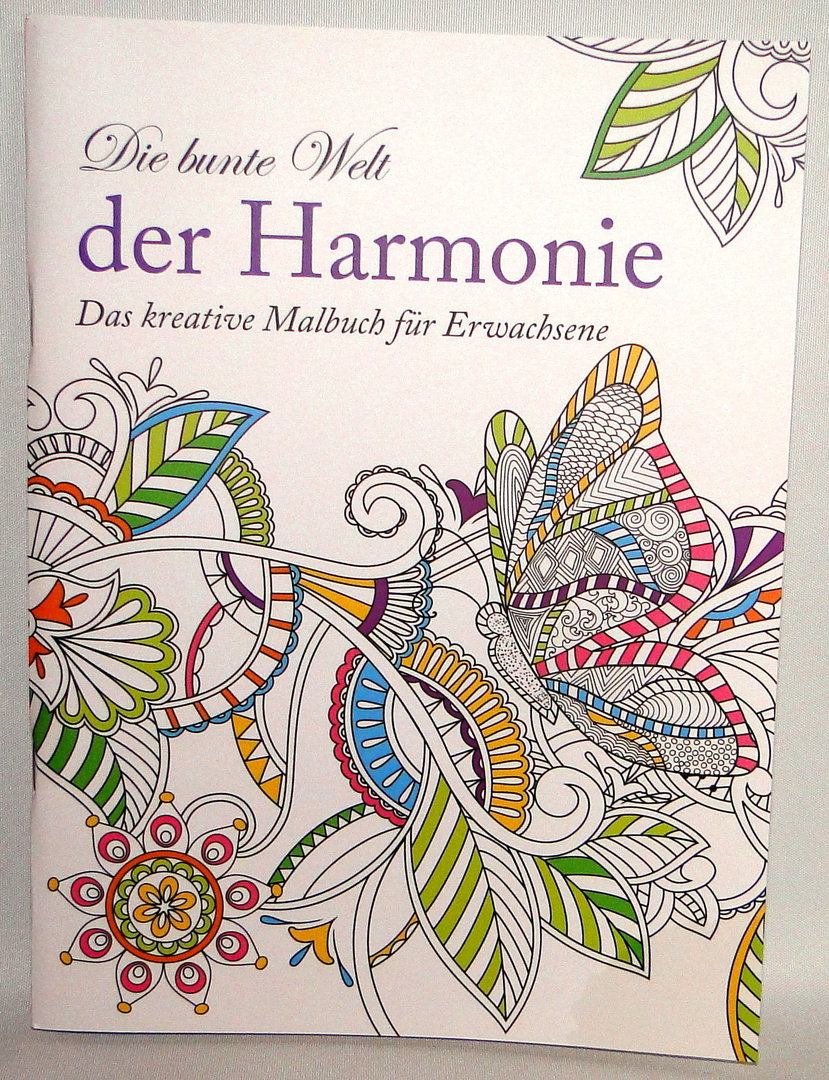 Malbuch für Erwachsene Anti-Stress der Harmonie