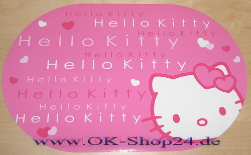 Hello Kitty New Tischset Platzdecke