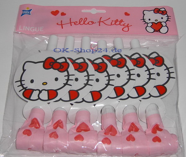 Hello Kitty Sweet Heart Partyrüssel Tröten