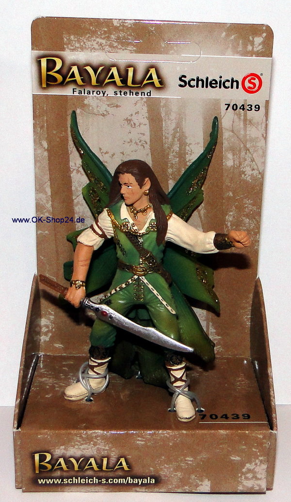 Schleich Elf Bayala 70439 Falaroy stehend mit zauberhaften Flügeln & Schwert