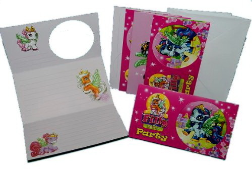 Filly Fairy Party 6 Einladungskarten 6 Briefumschläge