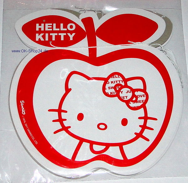 Hello Kitty Apple Girlande Kindergeburtstag