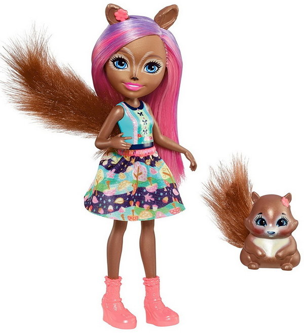 Enchantimals FMT61 Eichhörnchen Mädchen Sancha Puppe