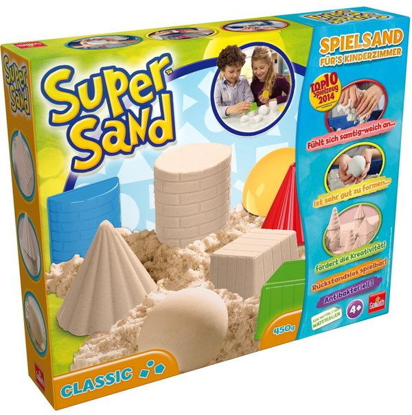 Goliath Super Sand Spielsand fürs Kinderzimmer Formen