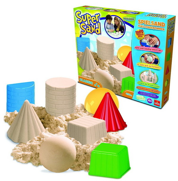 Goliath Super Sand Spielsand fürs Kinderzimmer Formen