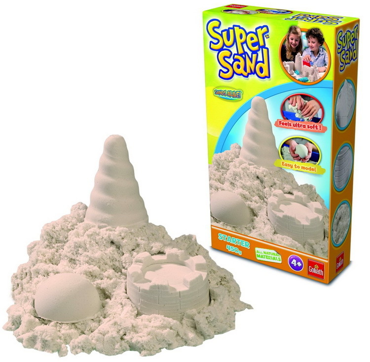 Goliath 83237 Super Sand Koffer-ABC Neu und OVP Wörter mit Spiel-Sand formen 