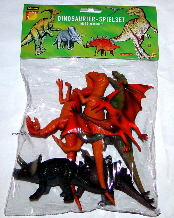 6 er Set Dinosaurier Spielzeug Figuren mit Flug Dino