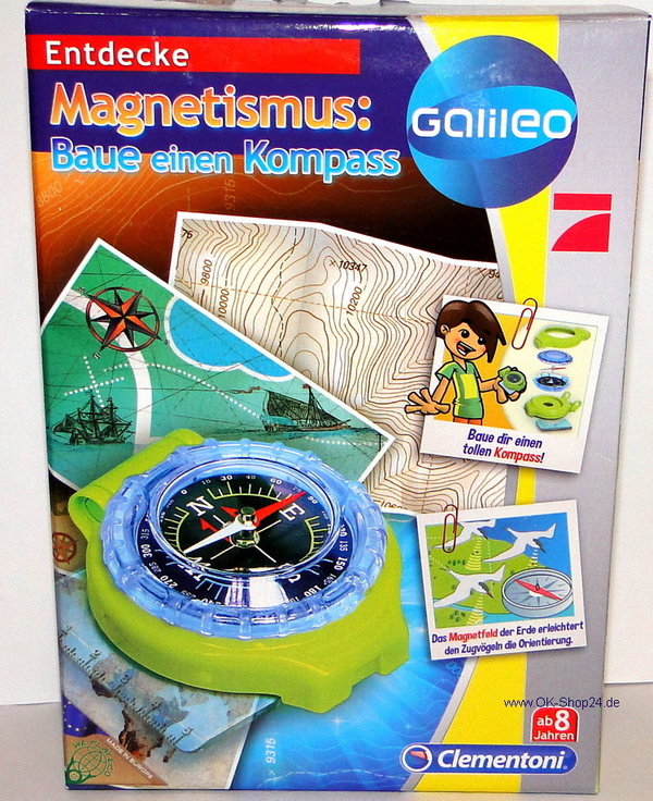 Galileo 69394 Entdecke Magnetismus Baue einen Kompass