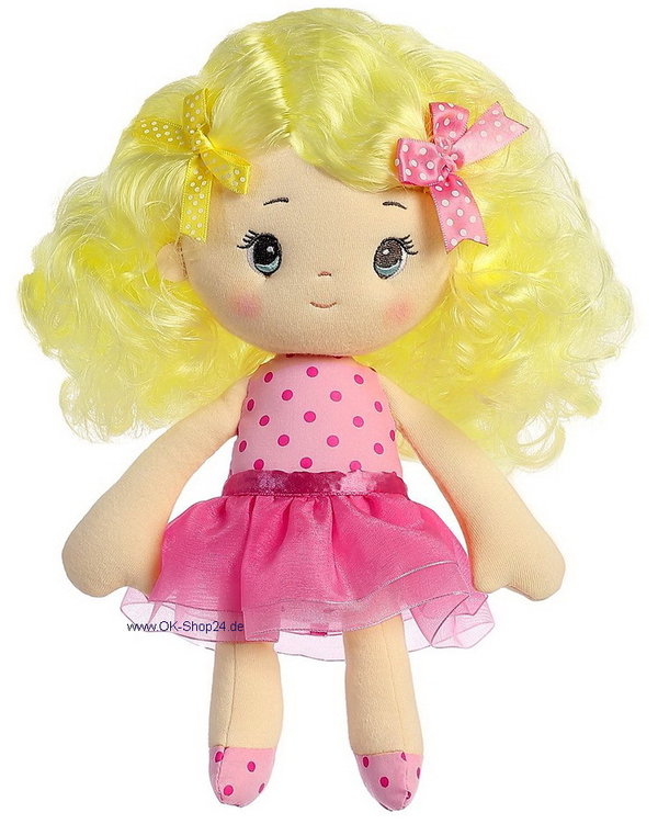 Aurora World Cutie Curls Stoffpuppe Puppe Isabella